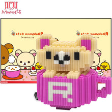 MUMUELI Mini Assembly DIY Anime Game Figure Cute 3D Building Model Kit Blocks for Children Kids Resin Toys Collection DTSET-5