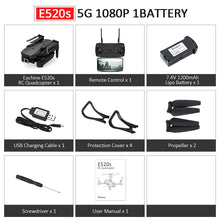 Eachine E520/ E520S One Battery GPS WIFI FPV Quadcopter With 4K/1080P HD Wide Angle Camera Foldable Altitude Hold RC Drone