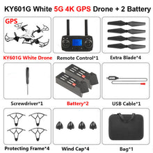 KY601G KY601S Professional Drone with Camera 4K HD 5G WiFi GPS FPV Remote Control Distance 2KM RC Quadcopter Helicopter Kid Toys