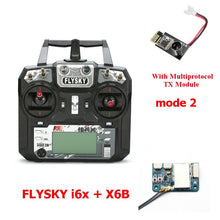 FLYSKY FS-i6X FS i6X 10CH 2.4GHz AFHDS 2A RC Transmitter With X6B iA6B A8S iA10B iA6 Receiver for RC FPV Racing Drone Retailbox