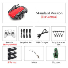 D2 LF606 D9 Foldable Mini Drone With RC Quadrocopter With Camera HD Quad-Counter With High Hold RC Helicopter Kid's Toys