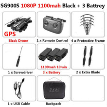 SG900-S SG900 Profissional Drone with Camera 1080P 4K HD GPS WiFi FPV 20Min Flight Time Wide Angle RC Quadcopter Helicopter Toys