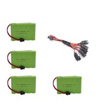 6v 3000mAh Battery with Charger For RC Cars Robots Tanks Gun Boats 6v NiMH Battery AA 2400mah 6v Rechargeable Battery Pack