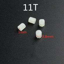 4pcs Small Motor Gears 6T 7T 8T 9T 10T 11T 12T Teeth For 0.8MM 1mm Shaft R/C Helicopter Mini Quadcopter Accessories Spare Parts