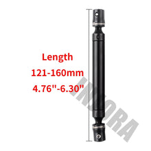 INJORA 1PCS Black Red Metal Drive Shaft for 1/10 RC Crawler Car Traxxas TRX4 Axial SCX10 90046 D90 TF2 RC Car Part