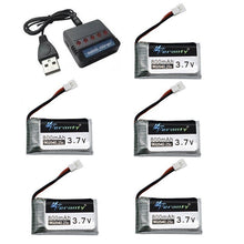 3.7V 800mAh 25c Lipo Battery and 5in1 Charger for Syma X5 X5C X5SC X5SW TK M68 CX-30 K60 905 V931 RC Quadcopter Drone Spare Part