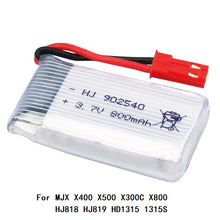 3.7V 800mAh lipo Battery For Syma X5 X5C X5S X5SC X5HW X5HC X5SW M68 X300 X400 X500 X800 HJ819 3.7 V 800 mAh 902540 25C battery