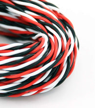5M 16 feet 22AWG 26awg 30/60 Core 3 way Twist Servo Extension Cable JR Futaba Twisted Wire Lead For RC Airplane Accessories
