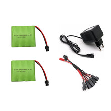 4.8V 2400mAh Ni-MH Battery With 5 in 1 Charger For Remote Control Toys Lighting Electric Tool AA Group RC TOYS Battery Group