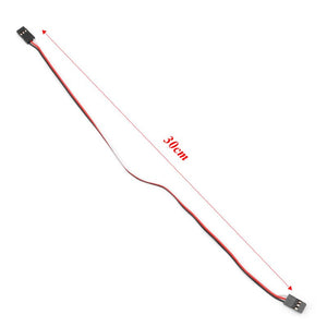 10pcs 50mm-300mm Male To Male Quadcopter Extension Servo Lead Futaba JR Wire Cable RC