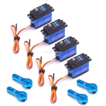 Update 180 Degree RC servo 20KG / 25KG / 30KG full metal gear digital servo baja Waterproof of Version 25T Arm for cars RC Toy