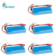 7.4V 450mAh 20C Lipo Battery for WLtoys K969 K979 K989 K999 P929 P939 RC Car Parts 2s 7.4v Battery 5pcs/lots