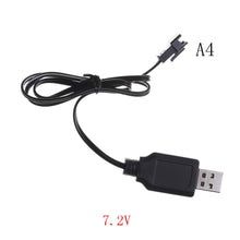 3.6V 4.8V 6V 7.2V Black USB Charger Adapter Cable Universal For Sky Viper Drone Helicopter
