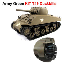 MATO World War II M4A3(75)W Sherman 100% Complete Metal Remote Control Recoil Barrel Infrared Battle Tanks 1/16 Scale