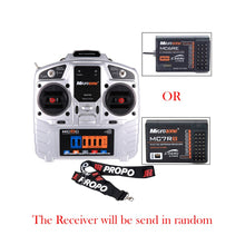 MicroZone MC6C Remote Control With Mini MC6RE/MC7RB 2.4G Receiver For SU27 Fixed Wing Aircraft RC Drone