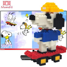 MUMUELI Mini Assembly DIY Cartoon Animation Figure 3D Building Model Kit Blocks for Children Kids Resin Toys Collection DTSET-3