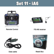 Original Flysky FS-i6 FS I6 2.4G 6ch RC Transmitter Controller FS-iA6 / FS-iA6B Receiver for RC Racer Glider Drone/Aircraft