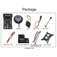 Pixhawk 2.4.8 PX4 PIX 32 Bit Flight Controller+M8N GPS+ 433/915Mhz 100/500mw Radio Telemetry+Safety Switch+Buzzer+rgb+I2C+ 4G SD