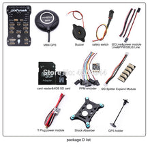 Pixhawk PX4 PIX 2.4.8 32 Bit Flight Controller w/4G SD M8N GPS+433Mhz/915Mhz 100MW Radio Telemetry++I2C+PPM+xt60 power module