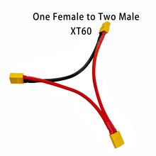 Amass T XT60 Tamiya TRX XT90 EC3 EC5 plug Parallel Series One female to 2 male leads 12awg silicone wire Deans For Lipo Battery