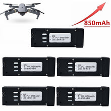 Upgraded 850mAH 3.7V Lipo Battery and 5pcs Charger for E58 JY019 S168 For RC Quadcopter Spare Parts 3.7v RC Drone Battery 721855