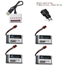 3.7V 400mah Battery and 6-Port Charger For SYMA X15 X5A-1 X15C X15W H31 X4 H107 KY101 E33C E33 U816A V252 H6C RC Spare Parts