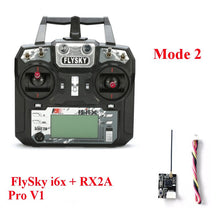 FLYSKY FS-i6X FS i6X 10CH 2.4GHz AFHDS 2A RC Transmitter With X6B iA6B A8S iA10B iA6 Receiver for RC FPV Racing Drone Retailbox