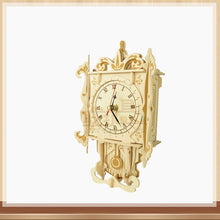 3D Smooth Wooden Clock Blocks for Children Kids Educational Toys DIY Assembly Model Clock Kit Toys Gift for Children Adult Teens