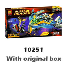 665pcs Super Heroes Guardians of the Galaxy Milano Spaceship Rescue 10251 Assemble Building Blocks Gamora Compatible with Lego