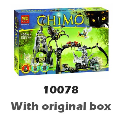 406pcs Spinlyn's Cavern Spider Queen Rhino Bike 10078 Figure Building Blocks Boys Assemble Toys Hobby Compatible With LegoING