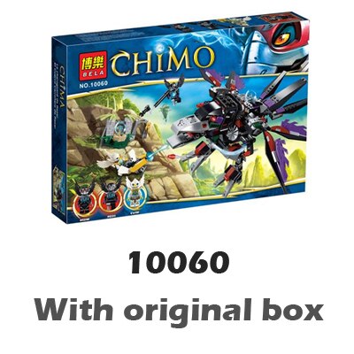 412pcs Razar's CHI Raider Crow Mini Temple 10060 assembling Model amazing Rizzo Ewar Building Blocks Boys Compatible with Lego