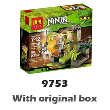 86pcs Ninja Venomari Shrine Zane ZX Snake Launch 9753 Figure Building Blocks Assemble Kids Toys Compatible With LegoING