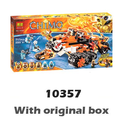 711pcs Tiger's Mobile Command amazing Walking Tank 10357 Model Building Blocks Assemble Toys Gifts For Boys Compatible with Lego