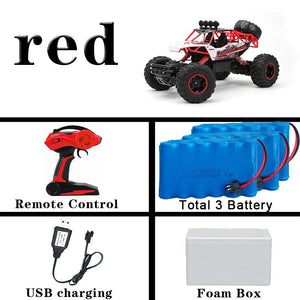 1/12 RC Car 4WD climbing Car 4x4 Double Motors Drive Bigfoot Car Remote Control Model Off-Road Vehicle toys For Boys Kids Gift