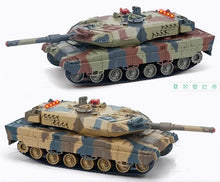 Newest 2pcs VS HUMAN RC Battle Tank 558 29CM Simulation Infrared germany tiger RC main Battle Tank Boy Children Toys Panzer Toy
