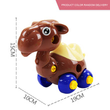 Plastic building blocks puzzle removable toy model building kits DIY screw nut models for assembly toys for children