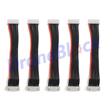 5Pcs / a lot 1s-6s LiPo Battery charging Extended line/Wire/Connector 22AWG 100mm JST-XH Balancer silicone cable 2S 3S 4S 5S