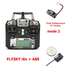 FLYSKY FS-i6X FS i6X 10CH 2.4GHz AFHDS 2A RC Transmitter With X6B iA6B A8S iA10B iA6 Receiver for RC FPV Racing Drone Retailbox