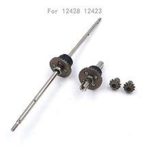 Wltoys 12428 12423 RC Car all upgrade metal parts RC truck Front Rear Differential Gear 12428-0011/0012/0013/0014 12428 parts