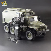 WPL B36 1:16 RC Car 2.4G 6WD Military Truck Crawler Command Communication Vehicle RTR Toy Carrinho de controle