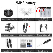 RC Drone Quadcopter With 1080P Wifi FPV Camera RC Helicopter 20-25min Flying Time Professional Dron 720p Quadcopter Drone