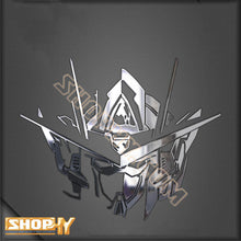 Mobile Suit Gundam GN-001 EXIA Metal Stick Anime Peripheral Mobile Bicycle Car Sticker Kids Toy Gift Two Colors Optional