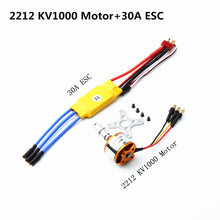 New style A2217/A2212 2200KV / 1000KV Brushless Motor 30A / 40A ESC SG90 9G Micro Servo With T plu for RC Fixed Wing Plane
