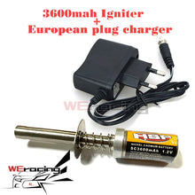 HSP Gas RC Nitro Engine motor glow 1.2V 1800MA 3600MA RECHARGEABLE GLOW PLUG Starter Igniter AC Charger for RC 1/8 1/10 Car F122
