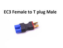 EC3 EC5 To T Deans Plug XT60 Connector Adapter Deans plug 12AWG 14AWG cable wire for RC Lipo ESC Motor Drone