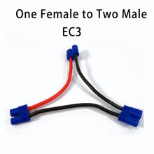 Amass T XT60 Tamiya TRX XT90 EC3 EC5 plug Parallel Series One female to 2 male leads 12awg silicone wire Deans For Lipo Battery