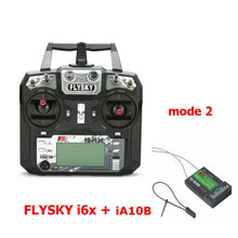 FLYSKY FS-i6X FS i6X 10CH 2.4GHz AFHDS 2A RC Transmitter With X6B iA6B A8S iA10B iA6 Receiver for RC FPV Racing Drone Retailbox