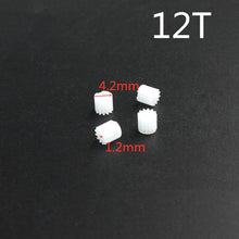 4pcs Small Motor Gears 6T 7T 8T 9T 10T 11T 12T Teeth For 0.8MM 1mm Shaft R/C Helicopter Mini Quadcopter Accessories Spare Parts
