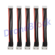 5Pcs / a lot 1s-6s LiPo Battery charging Extended line/Wire/Connector 22AWG 100mm JST-XH Balancer silicone cable 2S 3S 4S 5S