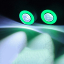 2 LEDs 10mm/13mm Red White Blue Yellow Green Angel Eyes LED Headlight Light For 1/10 RC Cars Truck